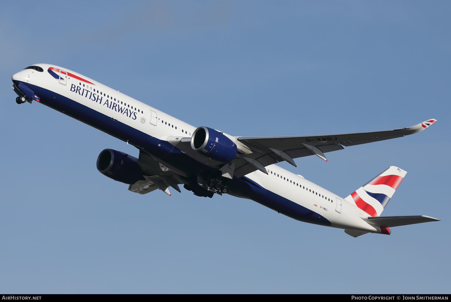 Aircraft Photo of G-XWBJ | Airbus A350-1041 | British Airways | AirHistory.net #540300
