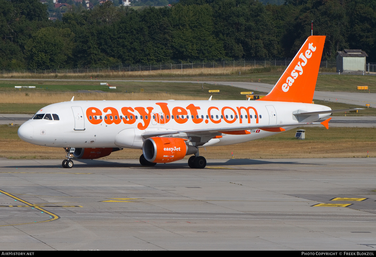 Aircraft Photo of HB-JYH | Airbus A319-111 | EasyJet | AirHistory.net #540303