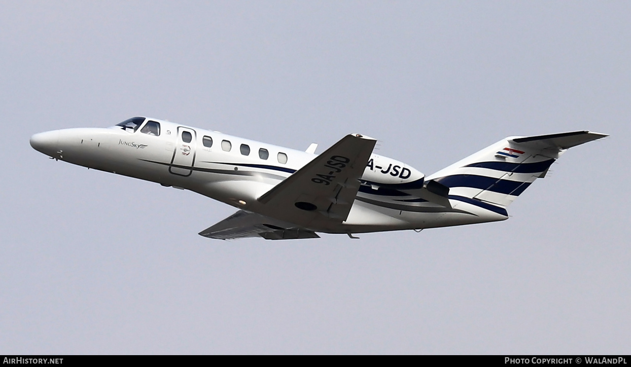 Aircraft Photo of 9A-JSD | Cessna 525A CitationJet CJ2 | Jung Sky | AirHistory.net #540306