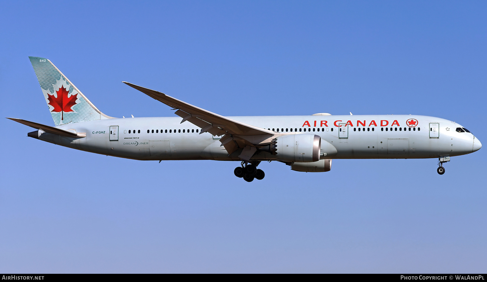 Aircraft Photo of C-FGHZ | Boeing 787-9 Dreamliner | Air Canada | AirHistory.net #540323