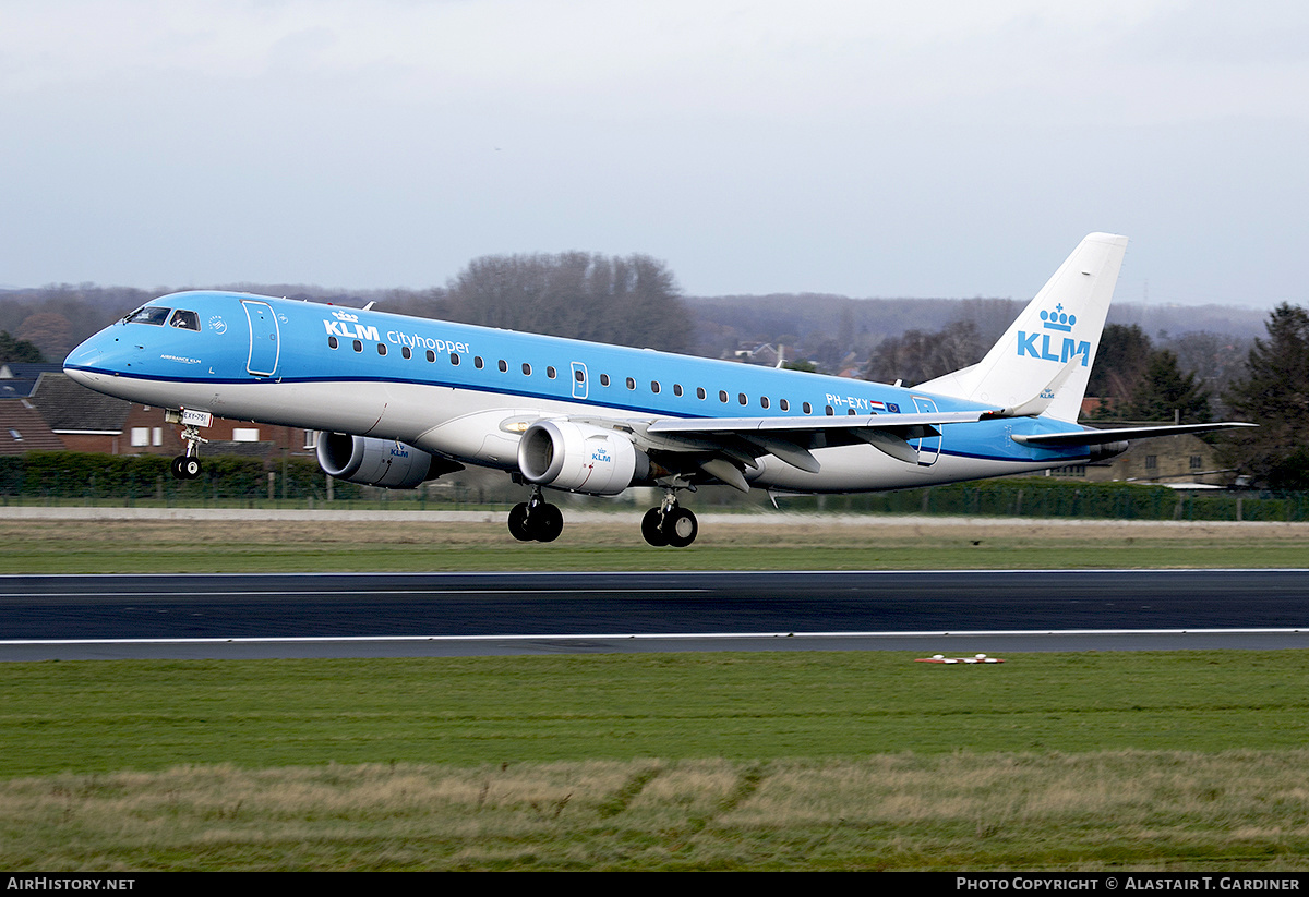 Aircraft Photo of PH-EXY | Embraer 190STD (ERJ-190-100STD) | KLM Cityhopper | AirHistory.net #540398