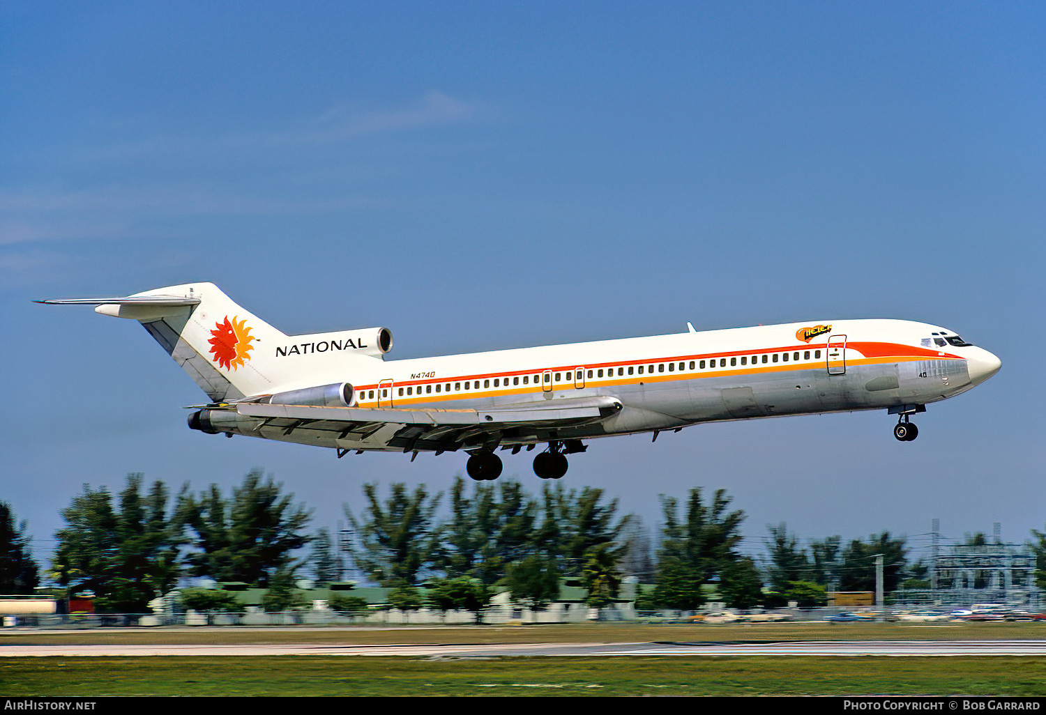 Aircraft Photo of N4740 | Boeing 727-235 | National Airlines | AirHistory.net #540446