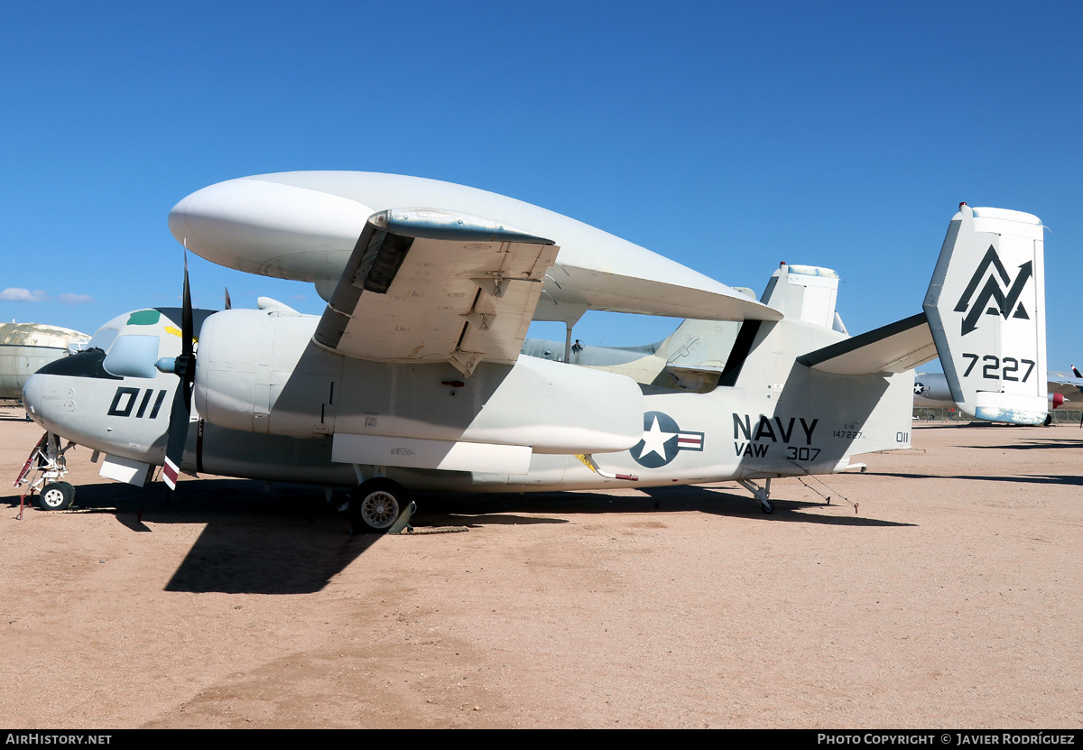 Aircraft Photo of 147227 / 7227 | Grumman E-1B Tracer (G-117/WF-2) | USA - Navy | AirHistory.net #540459