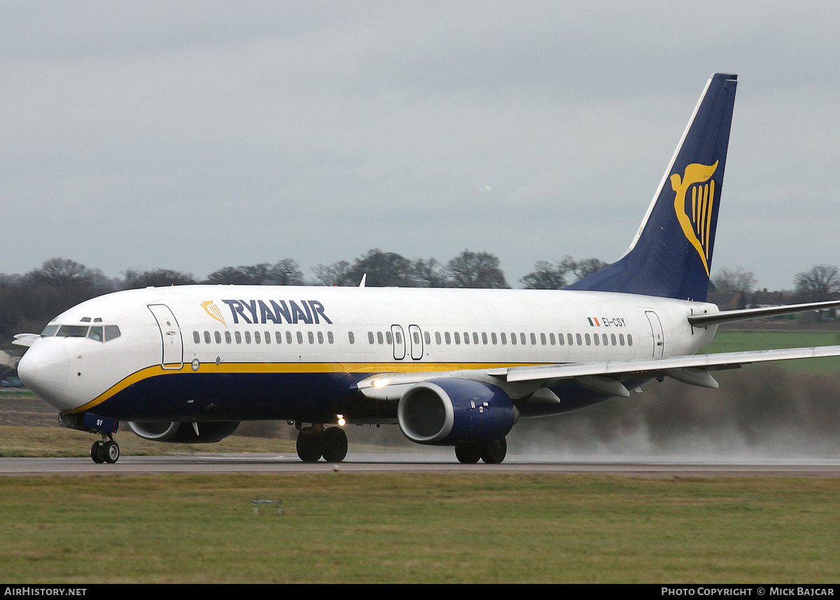 Aircraft Photo of EI-CSY | Boeing 737-8AS | Ryanair | AirHistory.net #540464