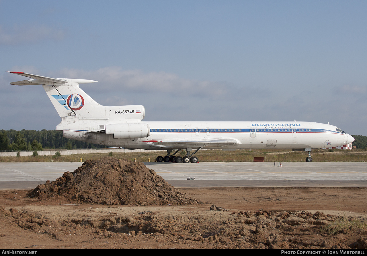 Aircraft Photo of RA-85745 | Tupolev Tu-154M | Domodedovo Airlines | AirHistory.net #540497