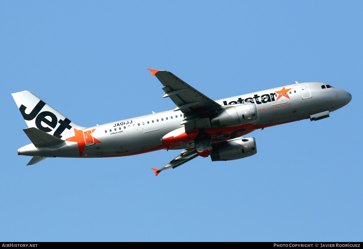 Aircraft Photo of JA01JJ | Airbus A320-232 | Jetstar Airways | AirHistory.net #540521