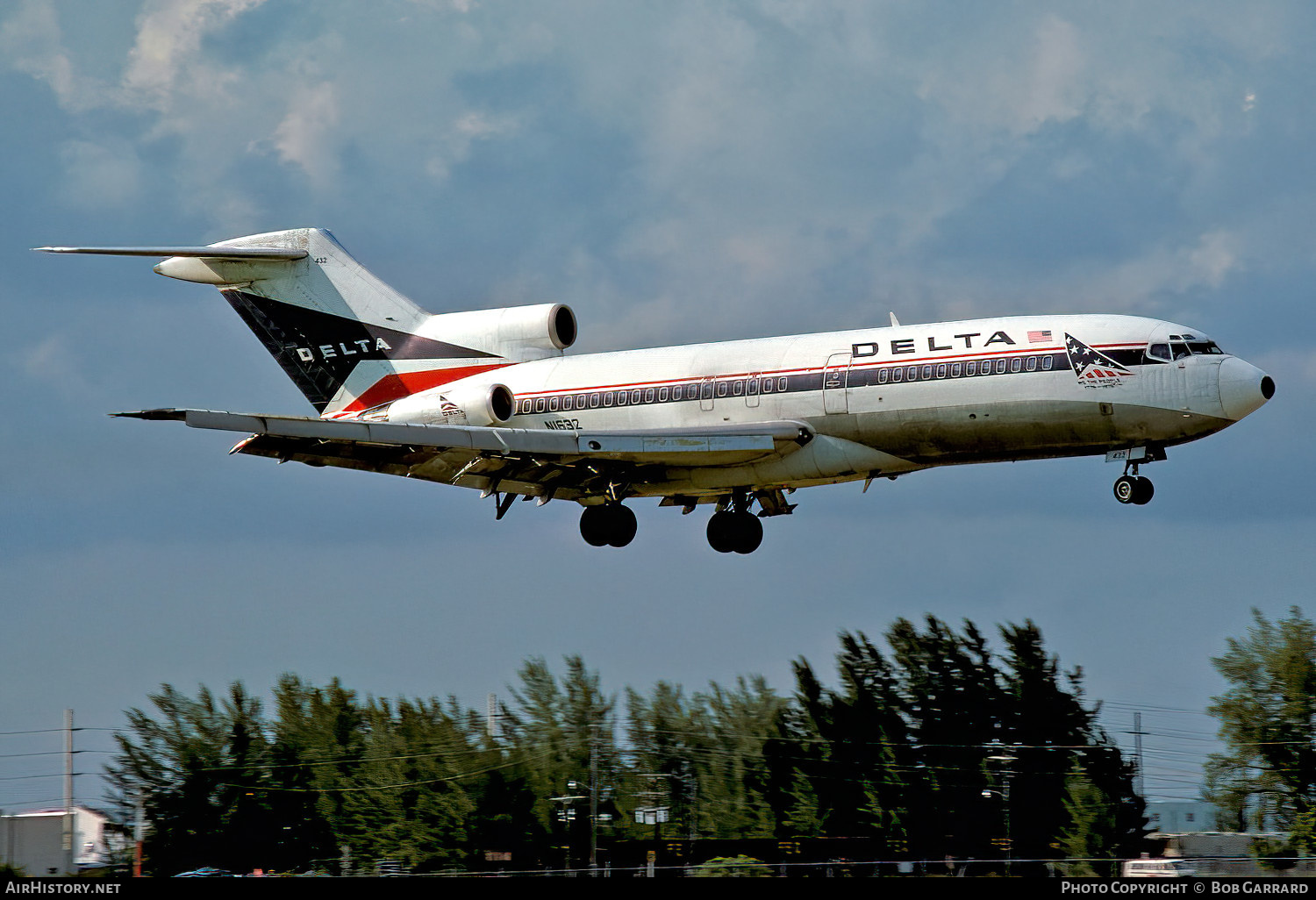 Aircraft Photo of N1632 | Boeing 727-95 | Delta Air Lines | AirHistory.net #540537