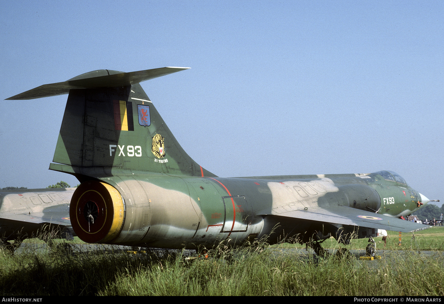 Aircraft Photo of FX93 | Lockheed F-104G Starfighter | Belgium - Air Force | AirHistory.net #540545