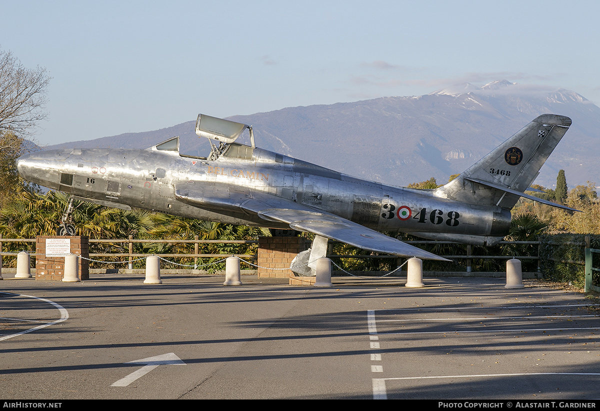 Aircraft Photo of 3468 | Republic RF-84F Thunderflash | Italy - Air Force | AirHistory.net #540547