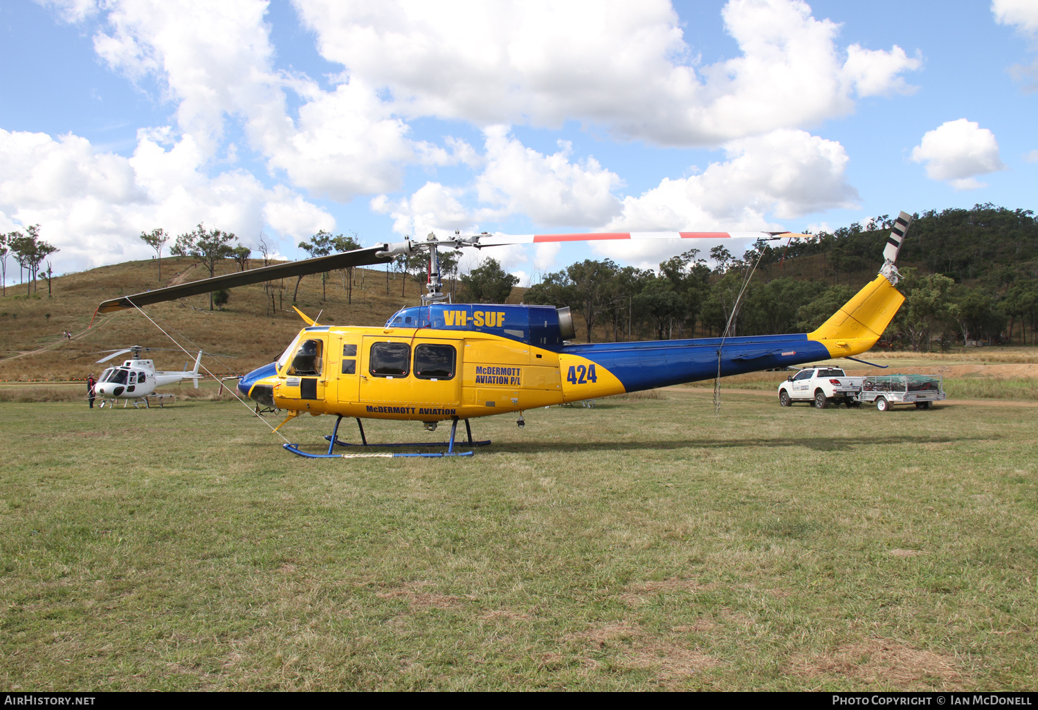 Aircraft Photo of VH-SUF | Bell 214B-1 Biglifter | McDermott Aviation | AirHistory.net #540585
