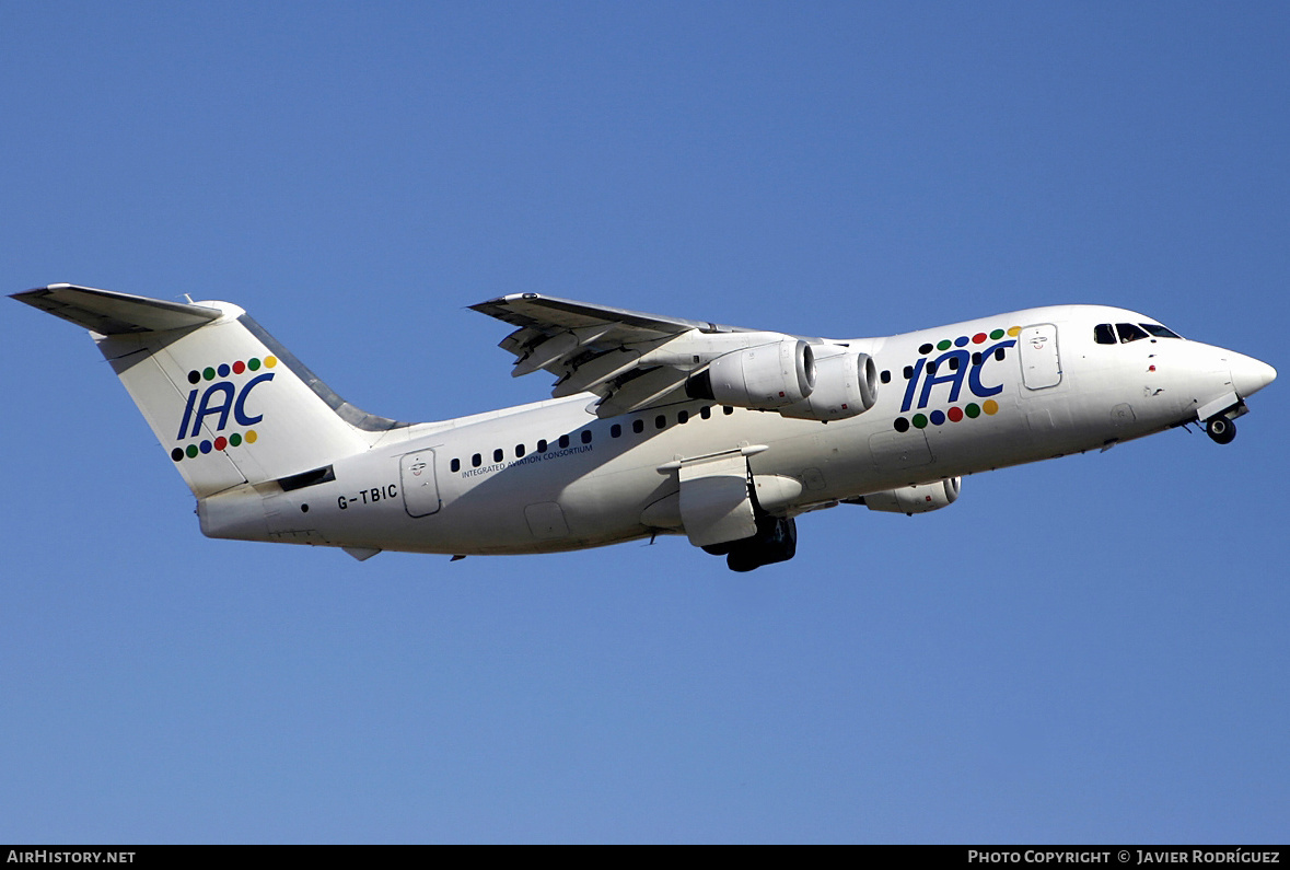 Aircraft Photo of G-TBIC | British Aerospace BAe-146-200A | IAC - Integrated Aviation Consortium | AirHistory.net #540589