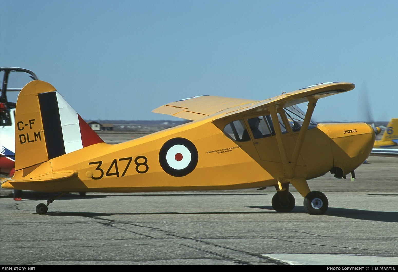 Aircraft Photo of C-FDLM / 3478 | Stinson HW-75 | Commonwealth Air Training Plan Museum | Canada - Air Force | AirHistory.net #540595