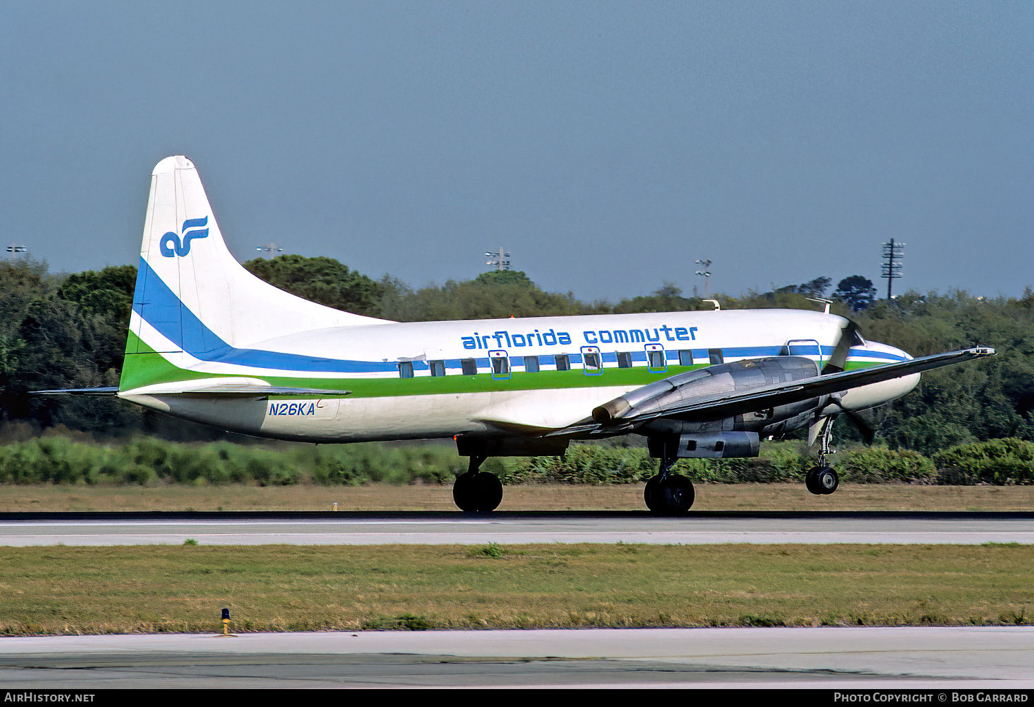 Aircraft Photo of N26KA | Convair 580 | Air Florida Commuter | AirHistory.net #540612