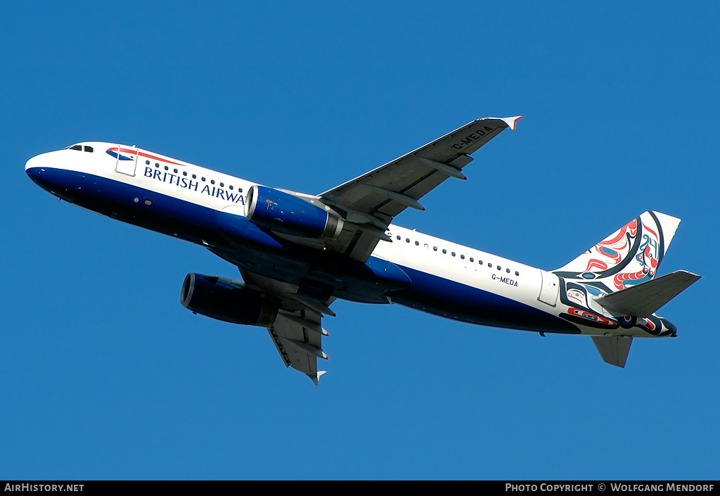 Aircraft Photo of G-MEDA | Airbus A320-231 | British Airways | AirHistory.net #540618