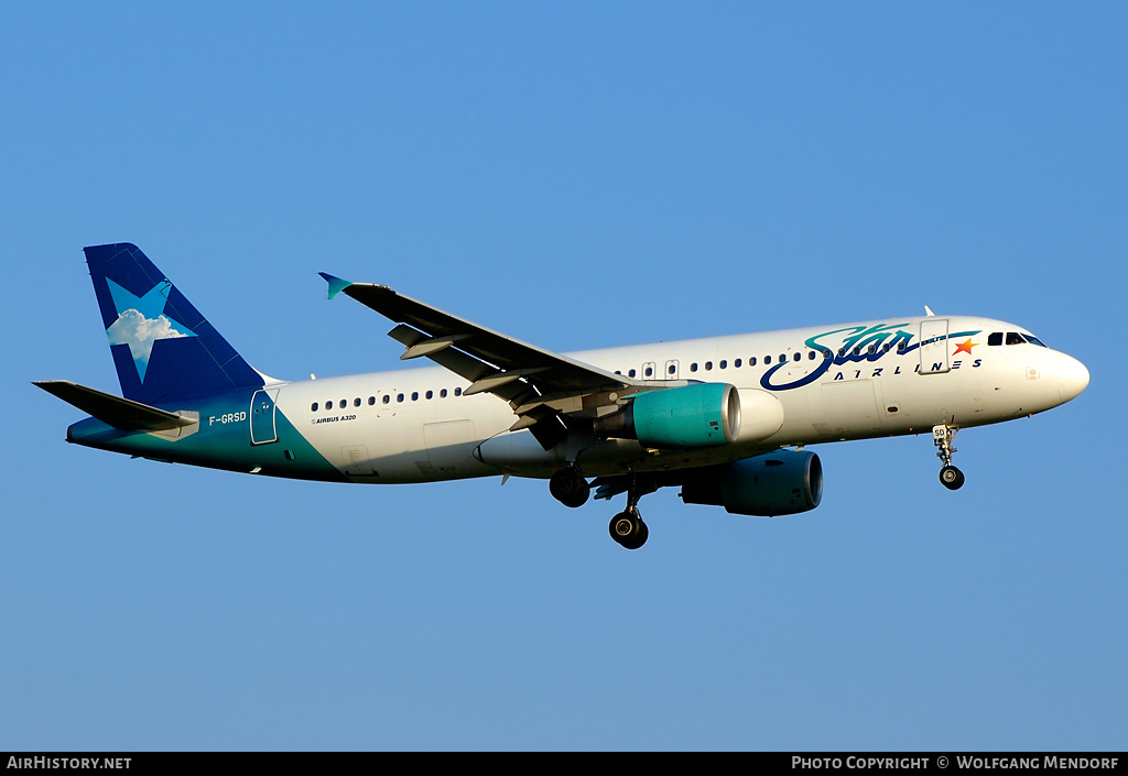 Aircraft Photo of F-GRSD | Airbus A320-214 | Star Airlines | AirHistory.net #540635