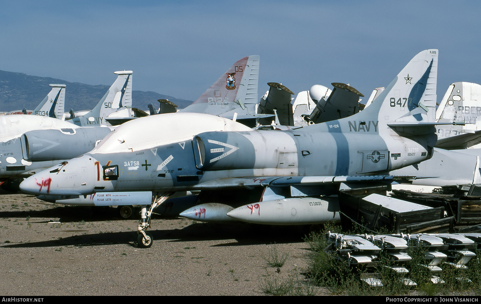Aircraft Photo of 158477 / 8477 | McDonnell Douglas TA-4J Skyhawk | USA - Navy | AirHistory.net #540658
