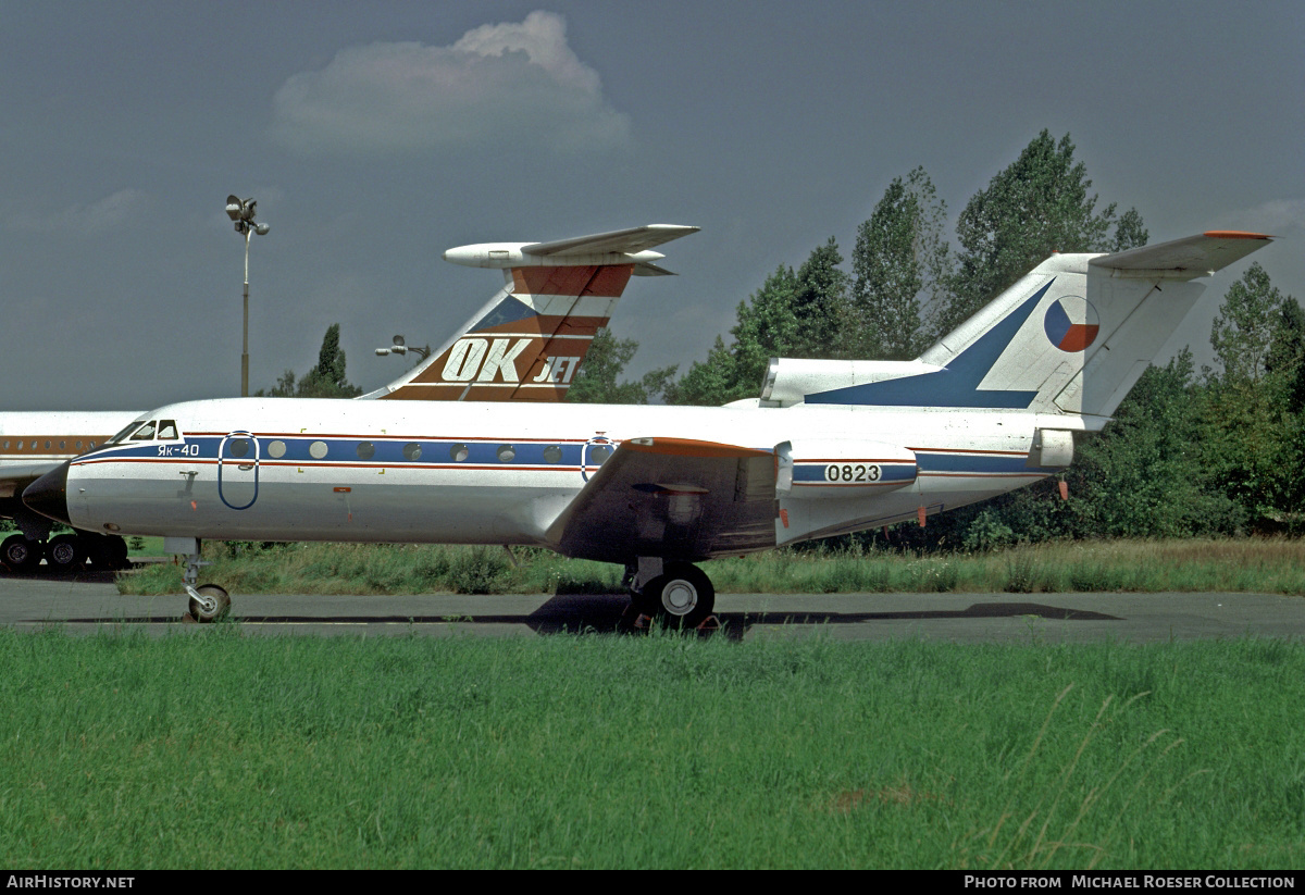 Aircraft Photo of 0823 | Yakovlev Yak-40 | Czechoslovakia - Air Force | AirHistory.net #540681