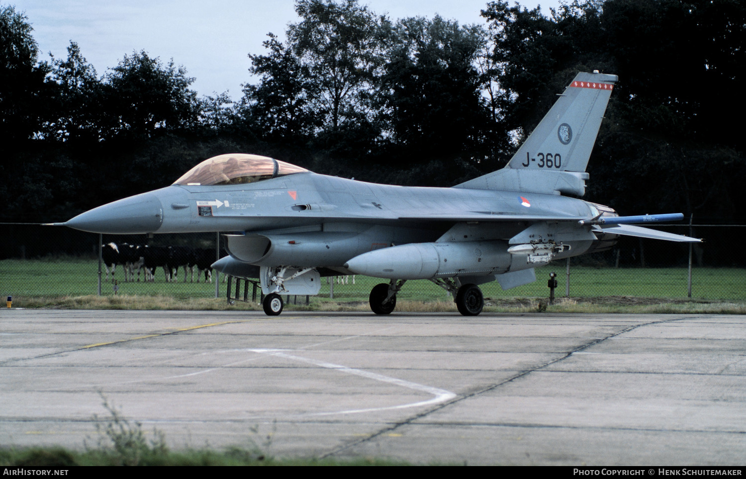 Aircraft Photo of J-360 | General Dynamics F-16A Fighting Falcon | Netherlands - Air Force | AirHistory.net #540707