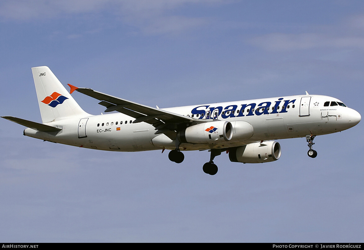 Aircraft Photo of EC-JNC | Airbus A320-232 | Spanair | AirHistory.net #540711