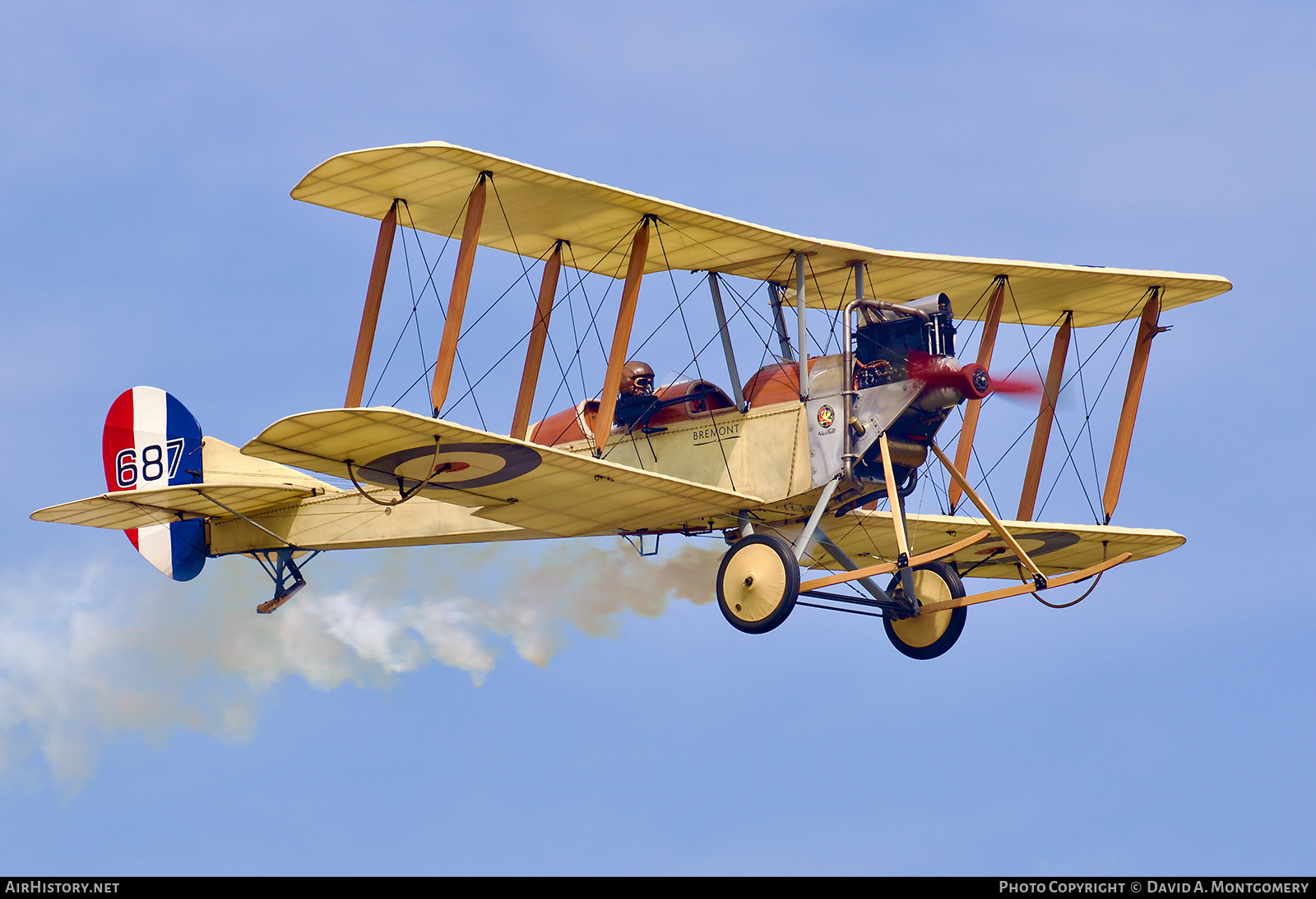 Aircraft Photo of G-AWYI / 687 | Royal Aircraft Factory BE-2c (replica) | UK - Air Force | AirHistory.net #540719