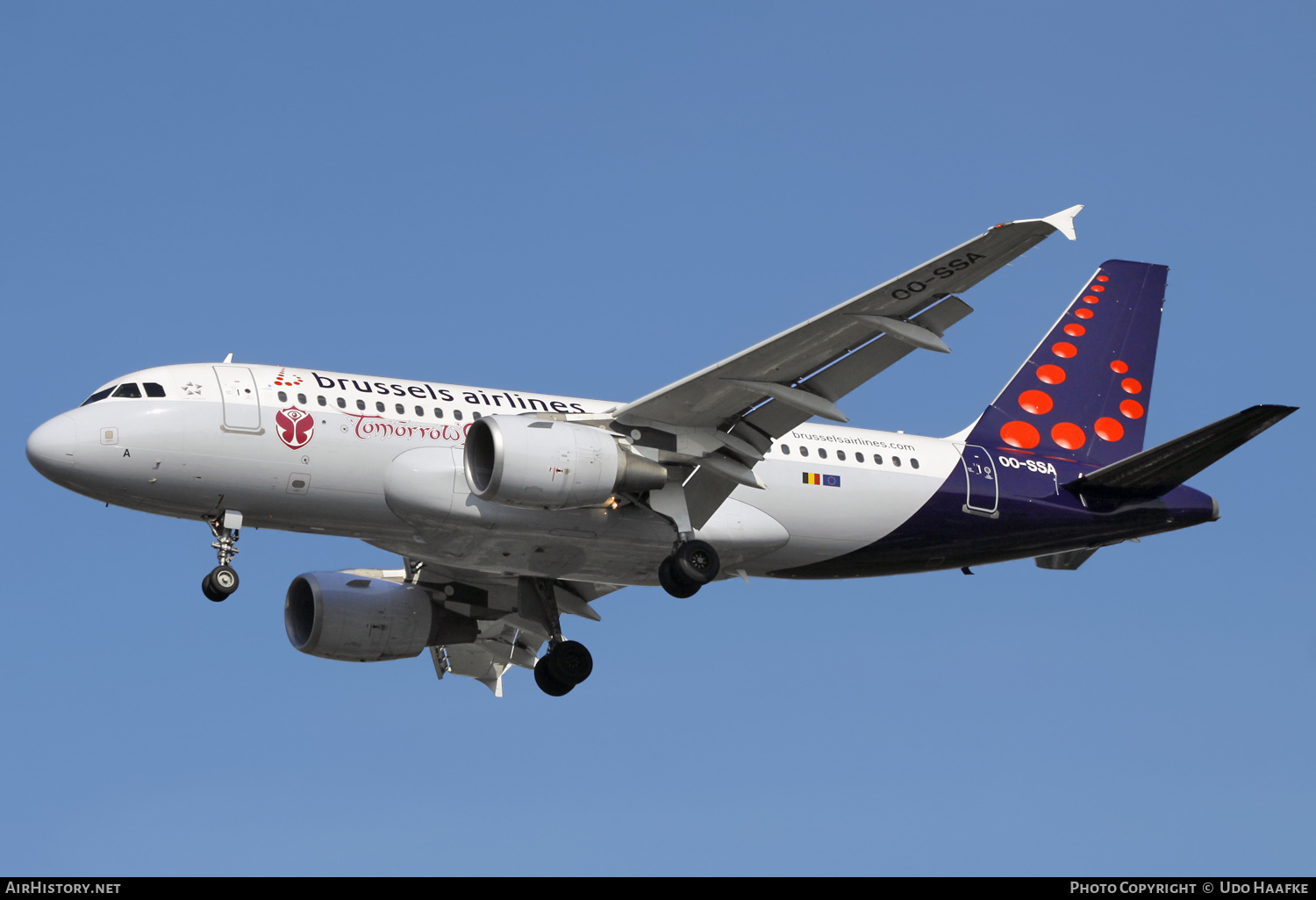 Aircraft Photo of OO-SSA | Airbus A319-111 | Brussels Airlines | AirHistory.net #540732