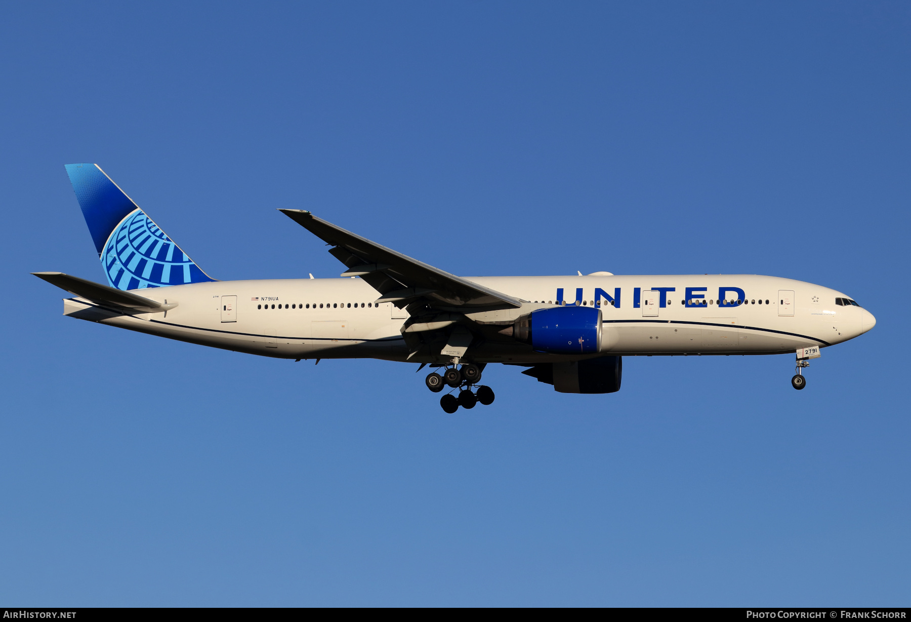 Aircraft Photo of N791UA | Boeing 777-222/ER | United Airlines | AirHistory.net #540734