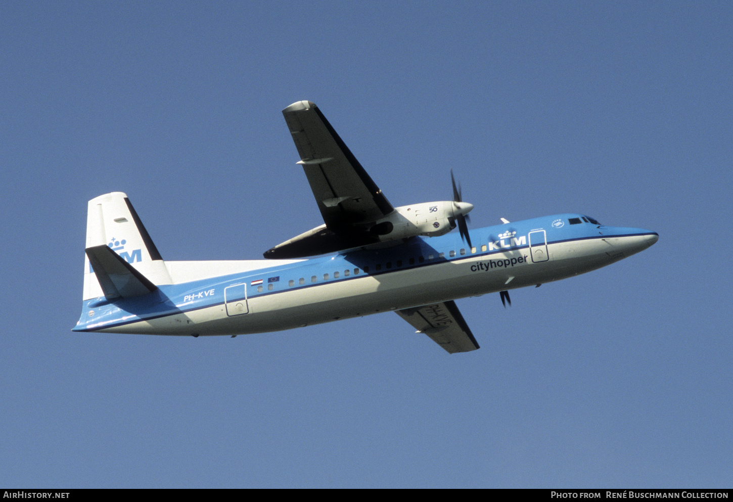 Aircraft Photo of PH-KVE | Fokker 50 | KLM Cityhopper | AirHistory.net #540735