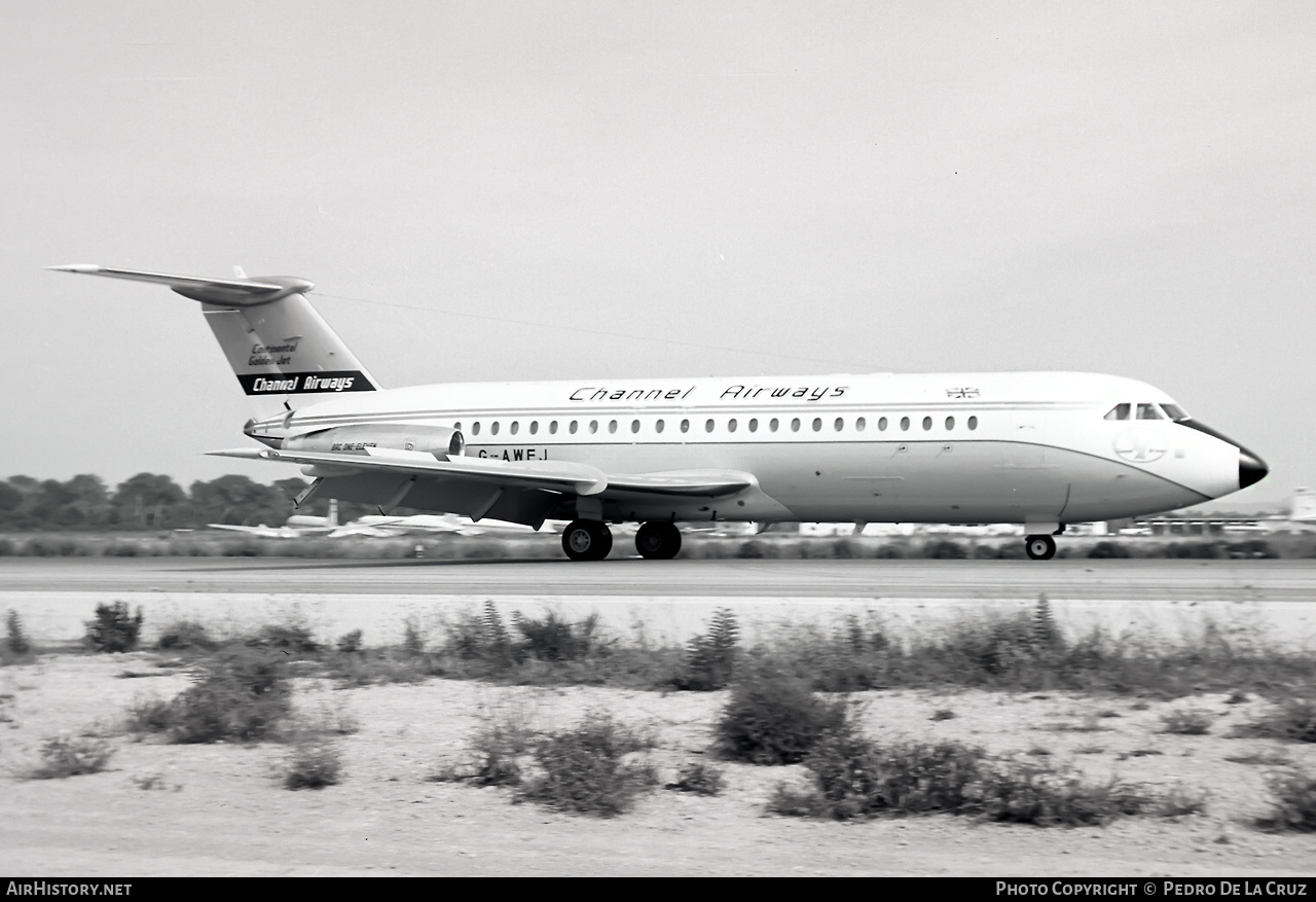 Aircraft Photo of G-AWEJ | BAC 111-408EF One-Eleven | Channel Airways | AirHistory.net #540738