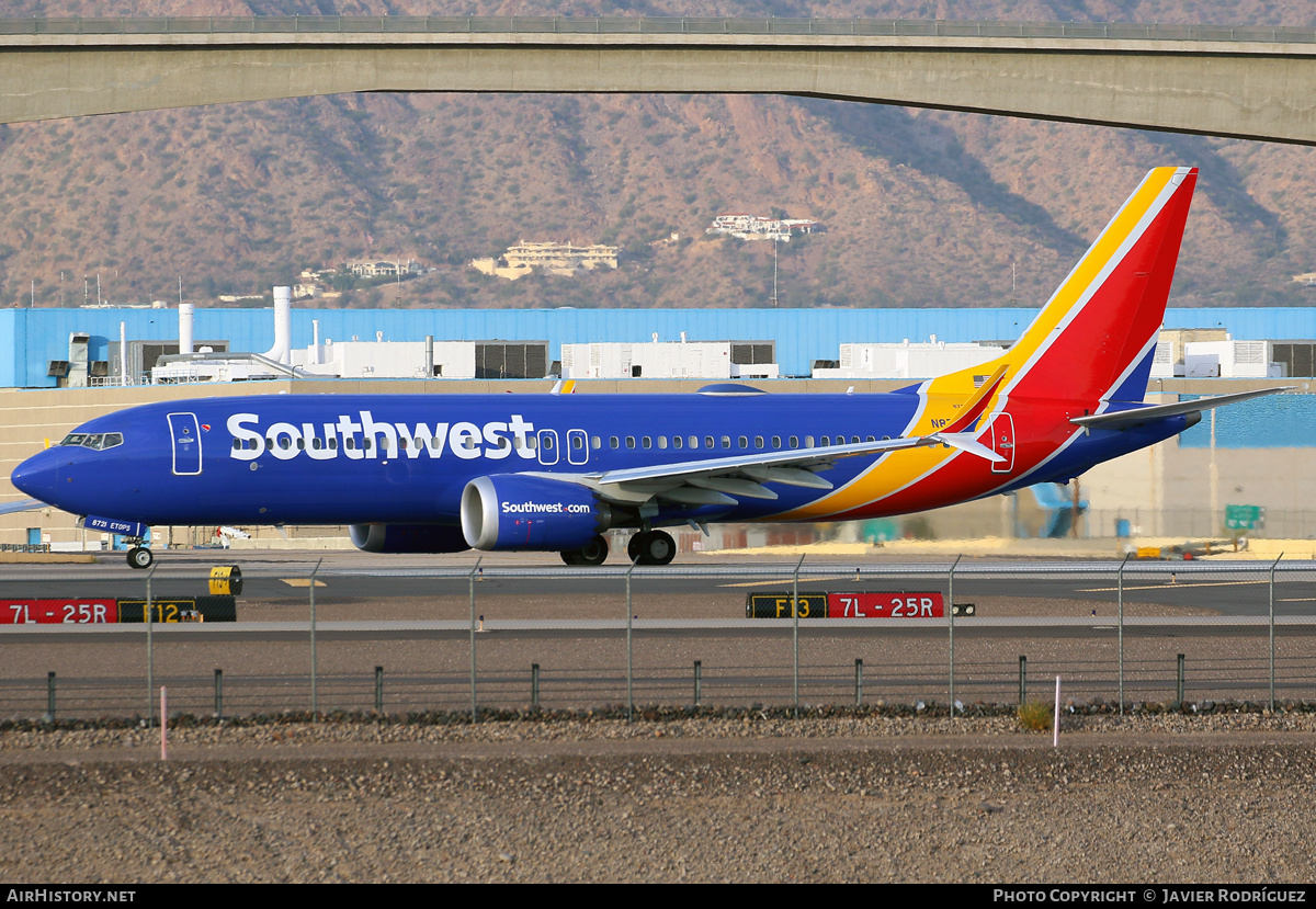 Aircraft Photo of N8721J | Boeing 737-8 Max 8 | Southwest Airlines | AirHistory.net #540743