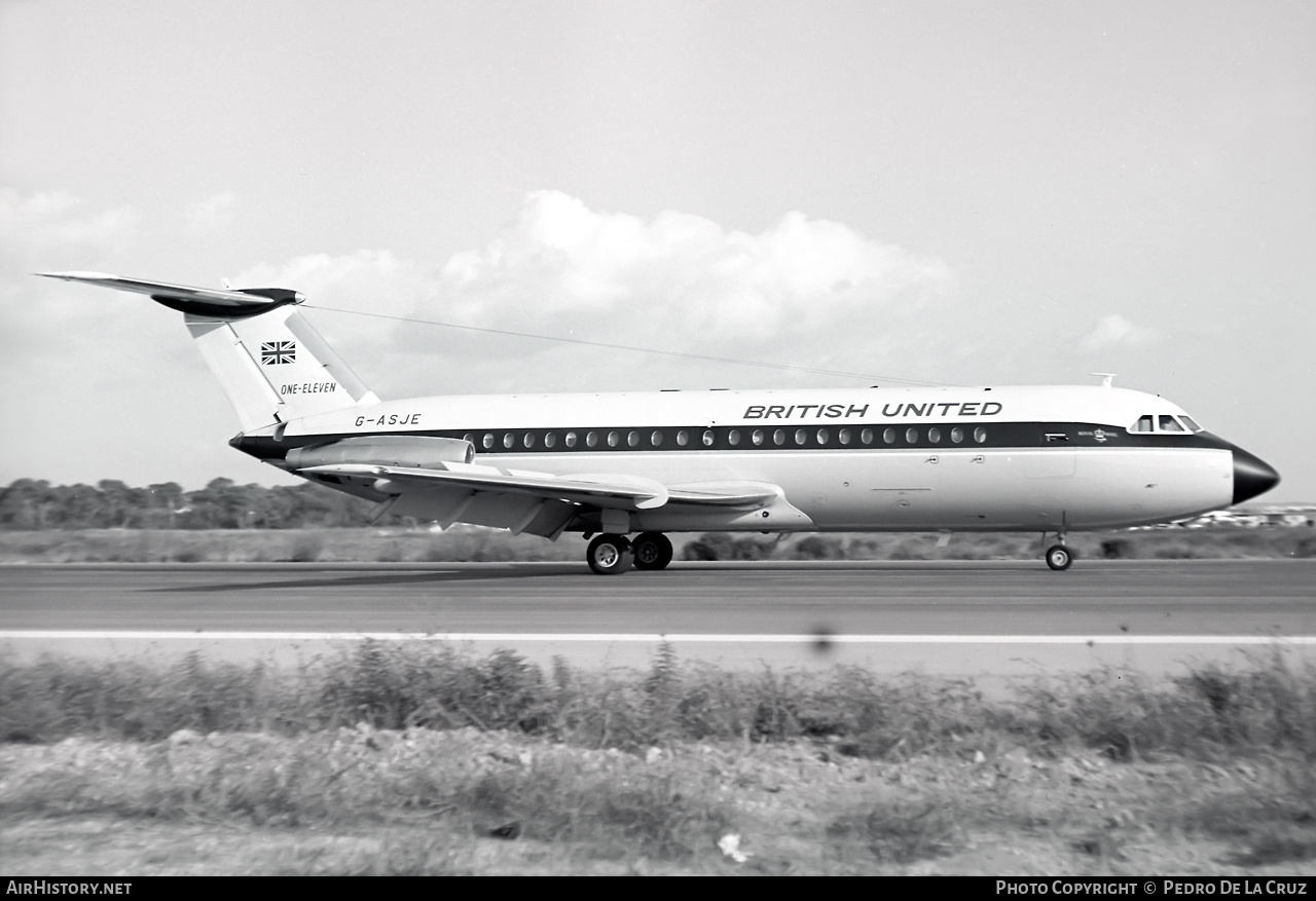 Aircraft Photo of G-ASJE | BAC 111-201AC One-Eleven | British United Airways - BUA | AirHistory.net #540749