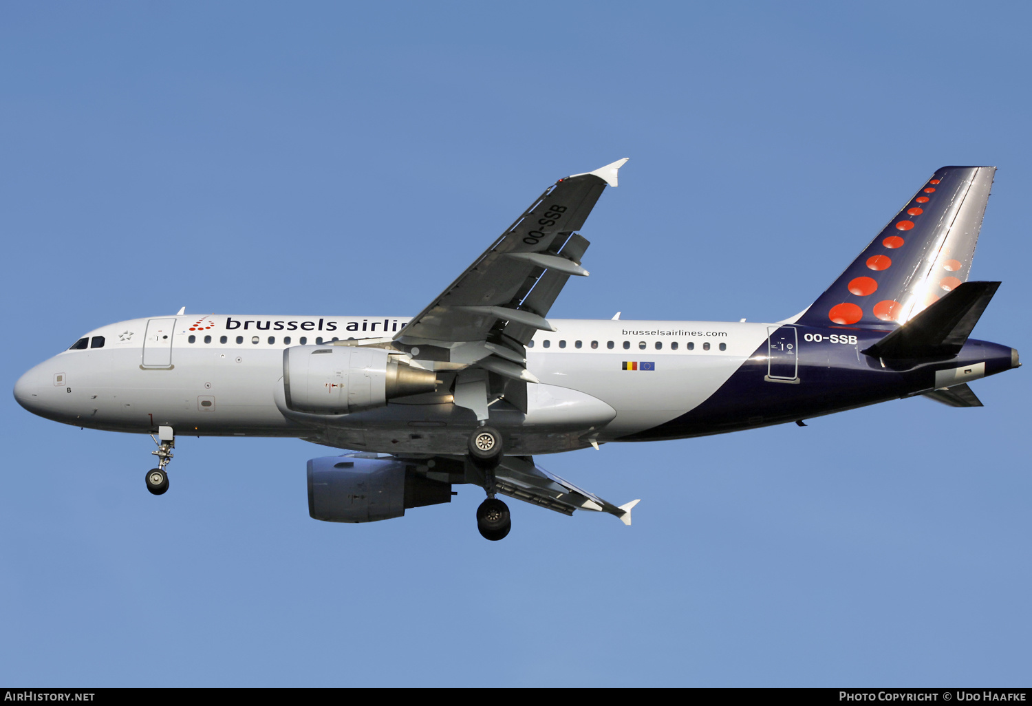 Aircraft Photo of OO-SSB | Airbus A319-111 | Brussels Airlines | AirHistory.net #540755