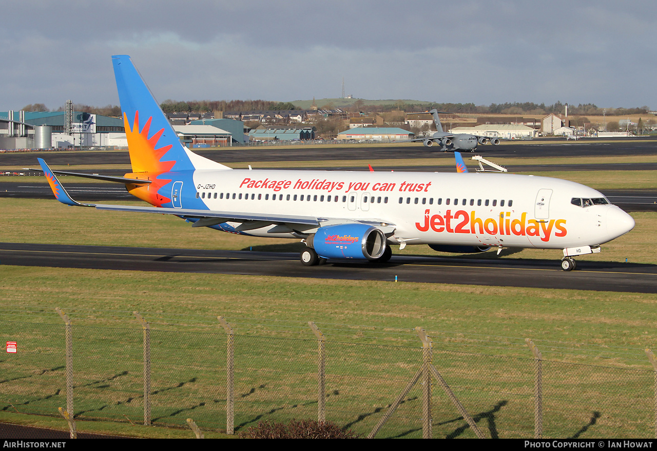 Aircraft Photo of G-JZHD | Boeing 737-808 | Jet2 Holidays | AirHistory.net #540766