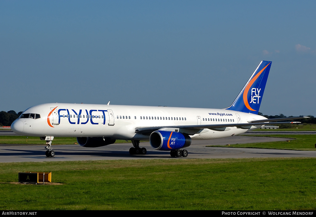Aircraft Photo of G-FJEB | Boeing 757-23A | Flyjet | AirHistory.net #540767