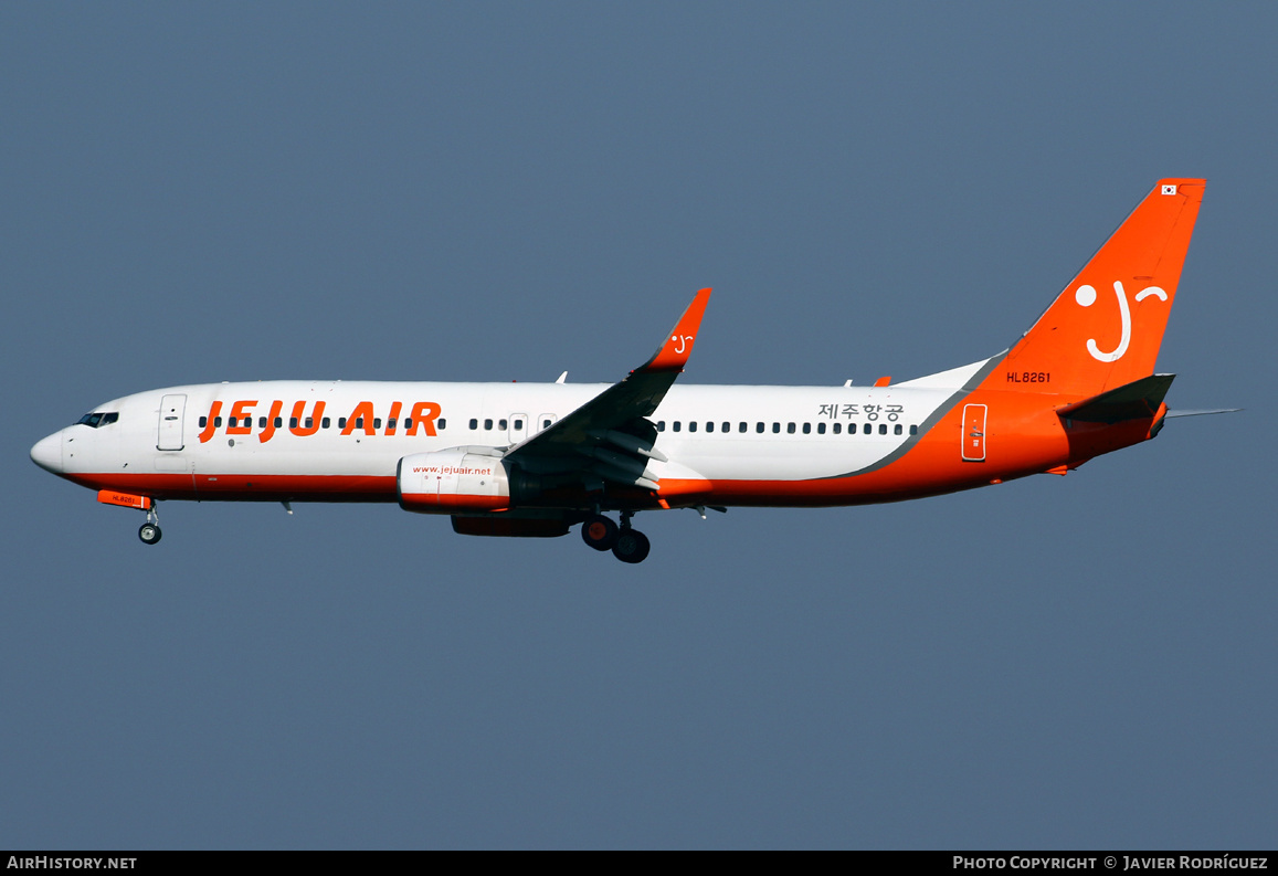 Aircraft Photo of HL8261 | Boeing 737-8BK | Jeju Air | AirHistory.net #540777