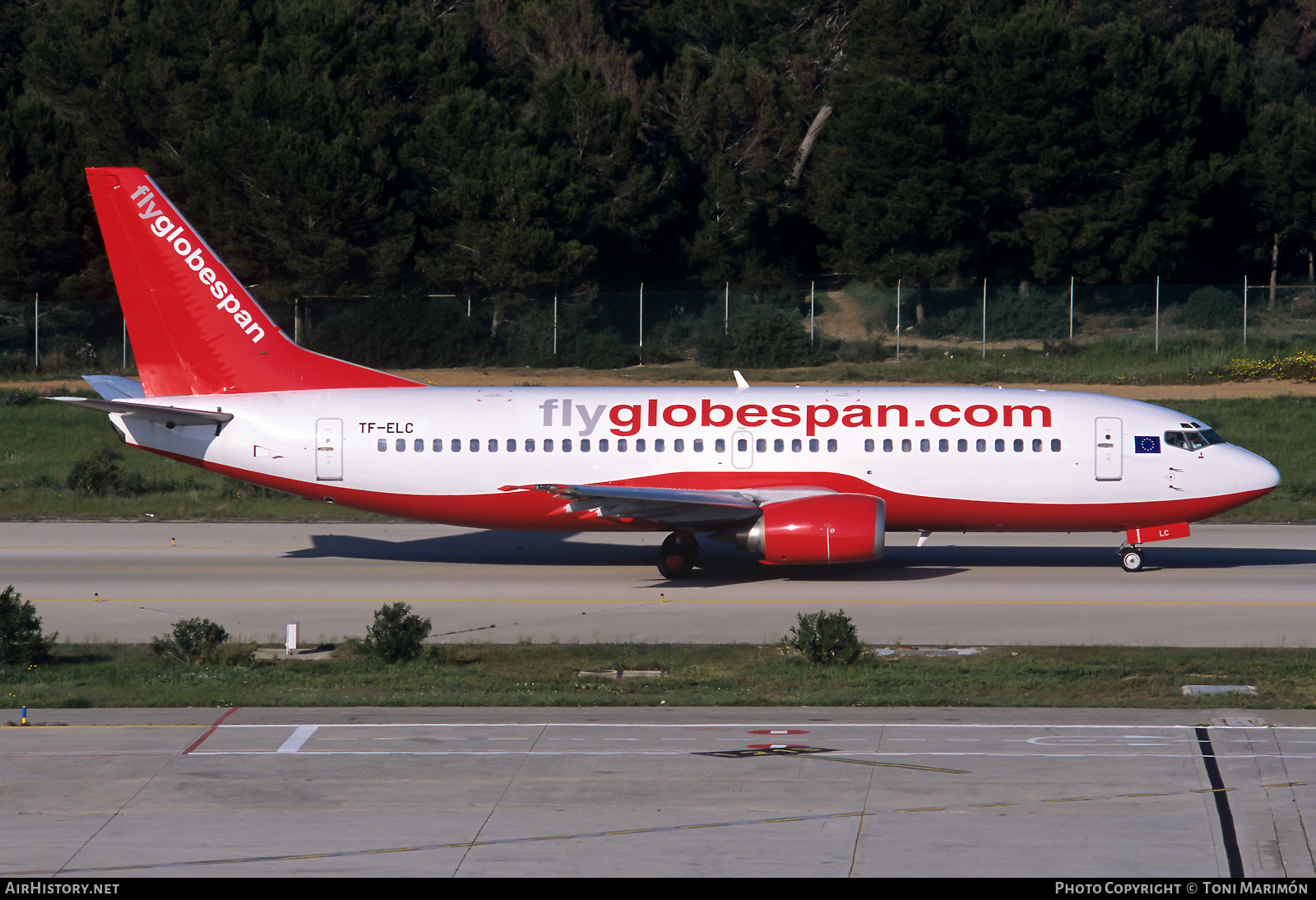 Aircraft Photo of TF-ELC | Boeing 737-3M8 | Flyglobespan | AirHistory.net #540783