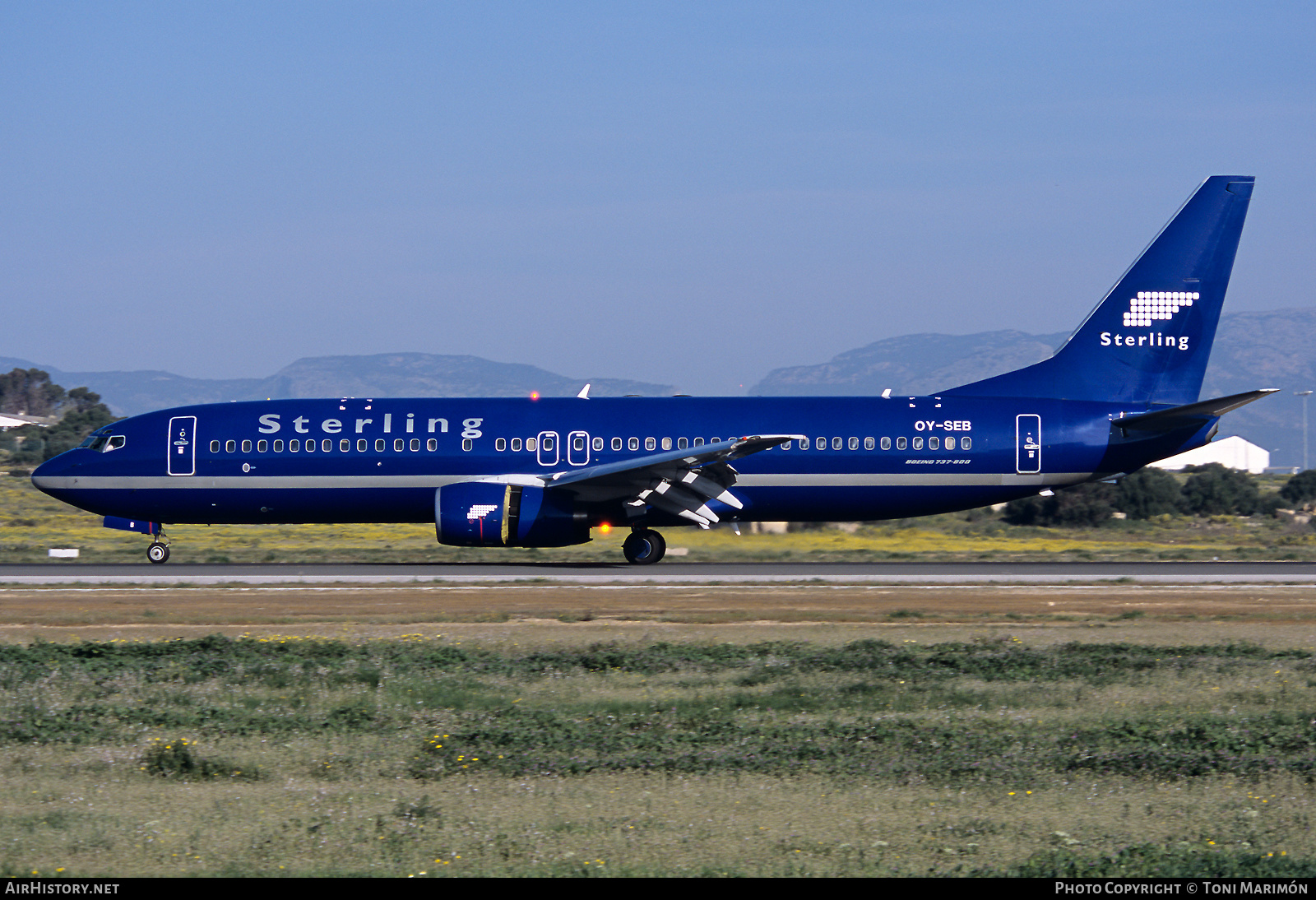 Aircraft Photo of OY-SEB | Boeing 737-8Q8 | Sterling European Airlines | AirHistory.net #540796