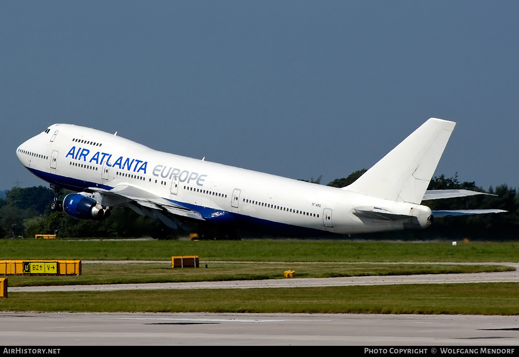 Aircraft Photo of TF-ARG | Boeing 747-236B | Air Atlanta Europe | AirHistory.net #540799