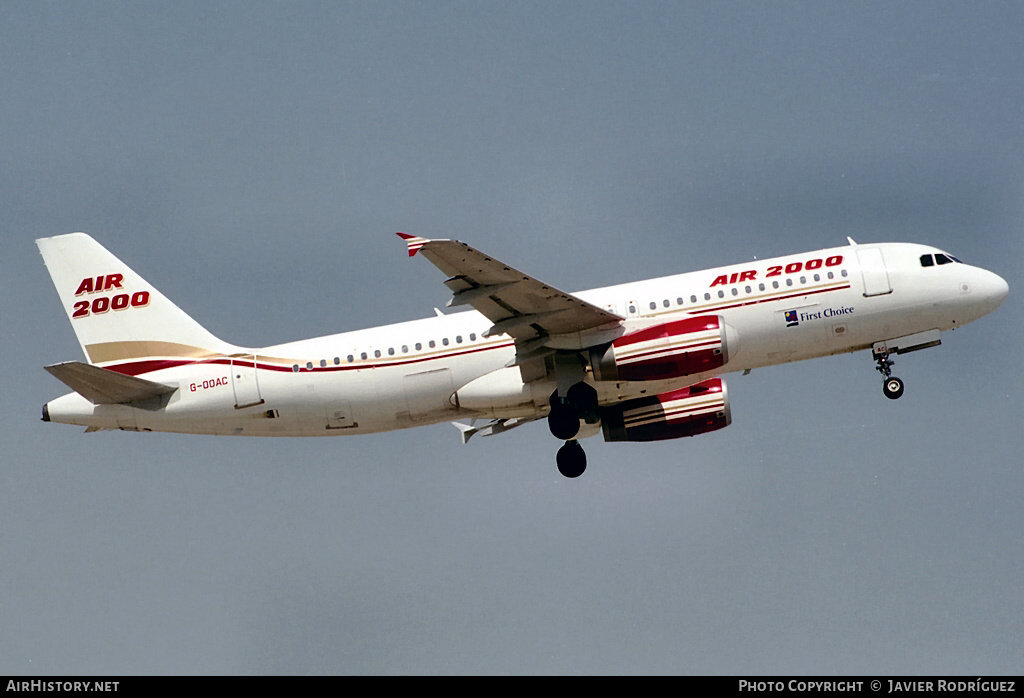 Aircraft Photo of G-OOAC | Airbus A320-231 | Air 2000 | AirHistory.net #540809