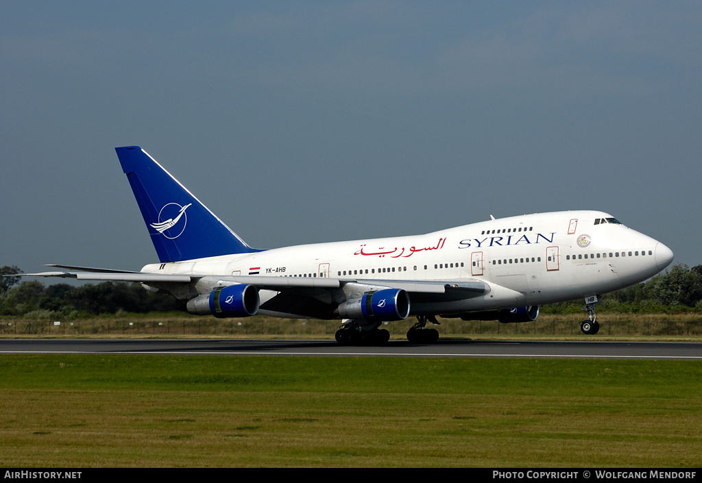 Aircraft Photo of YK-AHB | Boeing 747SP-94 | Syrian Air | AirHistory.net #540812