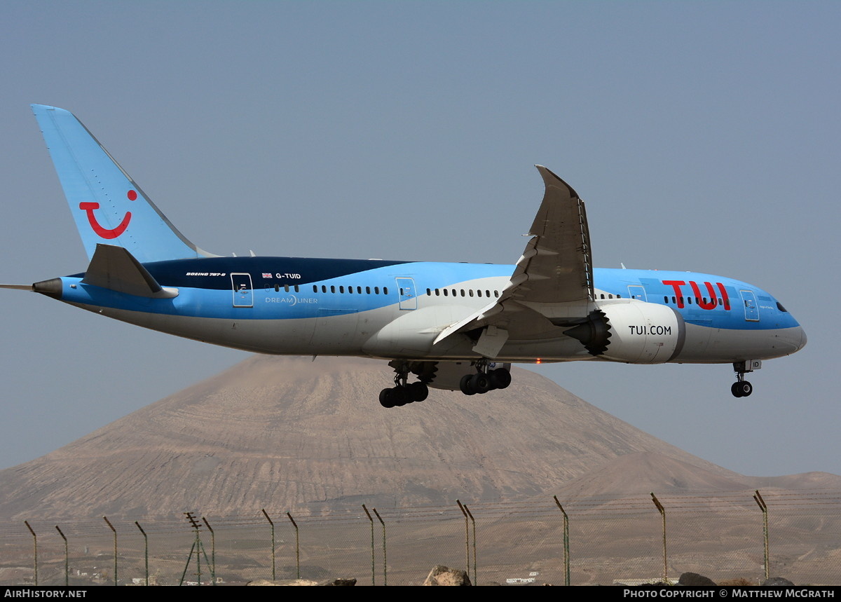 Aircraft Photo of G-TUID | Boeing 787-8 Dreamliner | TUI | AirHistory.net #540820