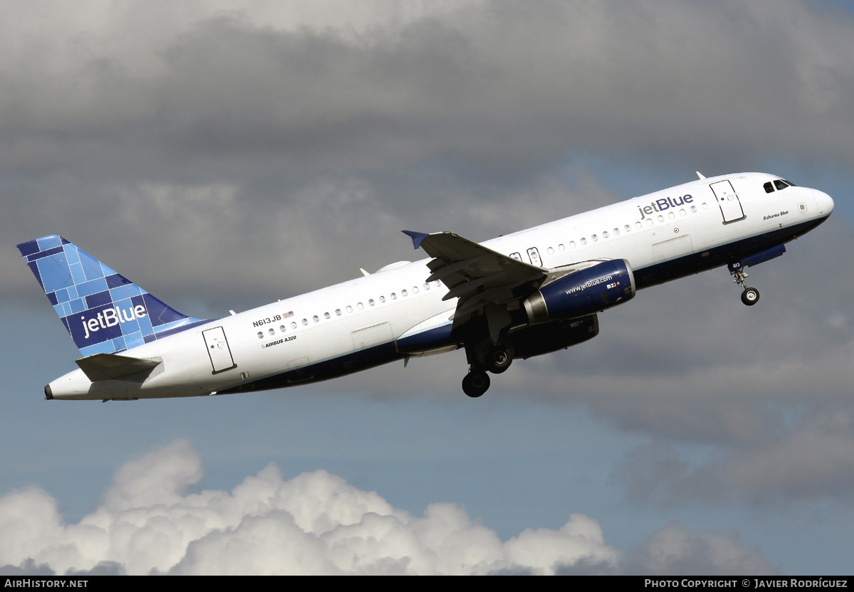Aircraft Photo of N613JB | Airbus A320-232 | JetBlue Airways | AirHistory.net #540822