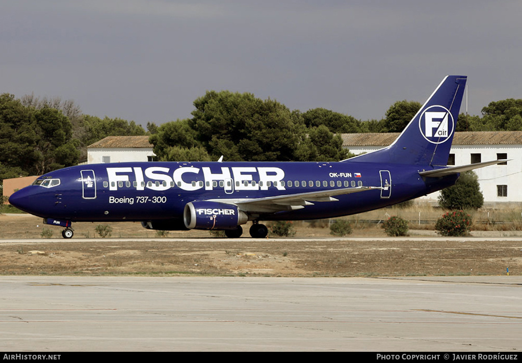 Aircraft Photo of OK-FUN | Boeing 737-33A | Fischer Air | AirHistory.net #540830