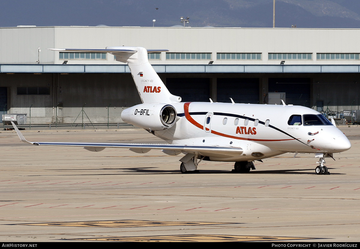 Aircraft Photo of D-BFIL | Embraer EMB-545 Legacy 450 | Atlas Air Service - AAS | AirHistory.net #540832