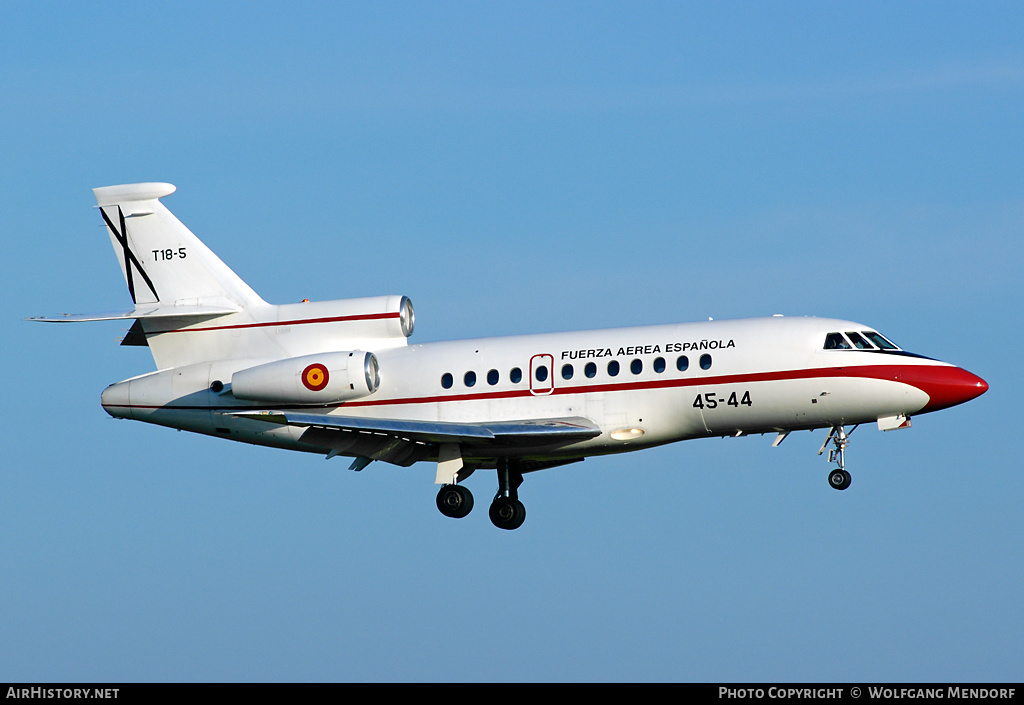 Aircraft Photo of T18-5 | Dassault Falcon 900B | Spain - Air Force | AirHistory.net #540849