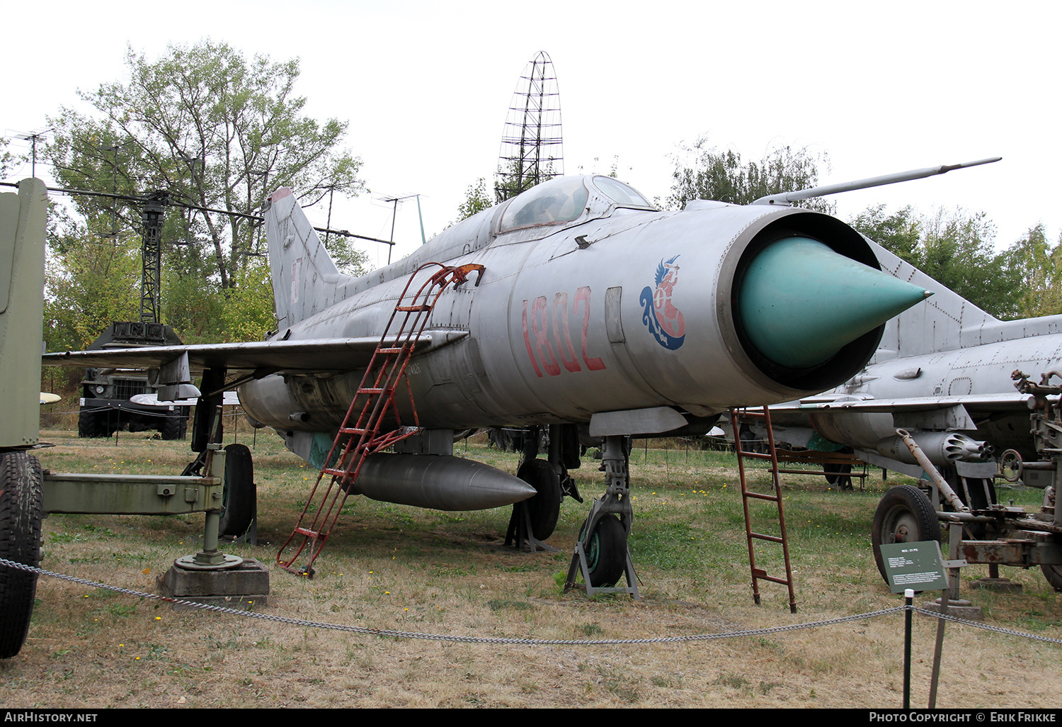 Aircraft Photo of 1802 | Mikoyan-Gurevich MiG-21PF | Poland - Air Force | AirHistory.net #540854