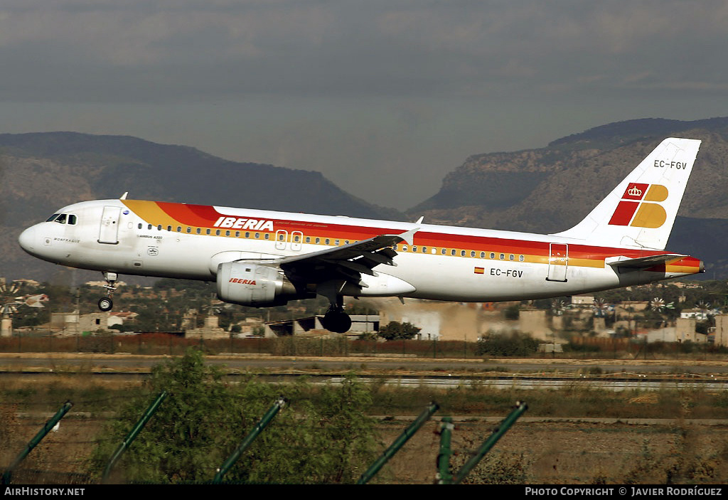 Aircraft Photo of EC-FGV | Airbus A320-211 | Iberia | AirHistory.net #540857