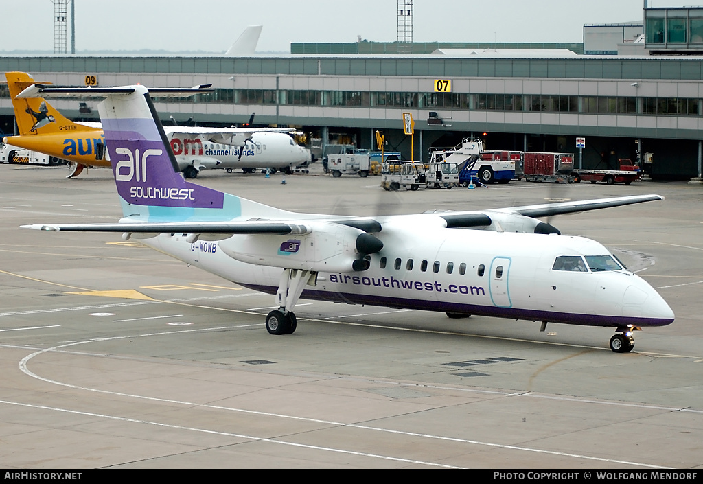 Aircraft Photo of G-WOWB | De Havilland Canada DHC-8-311 Dash 8 | Air Southwest | AirHistory.net #540867