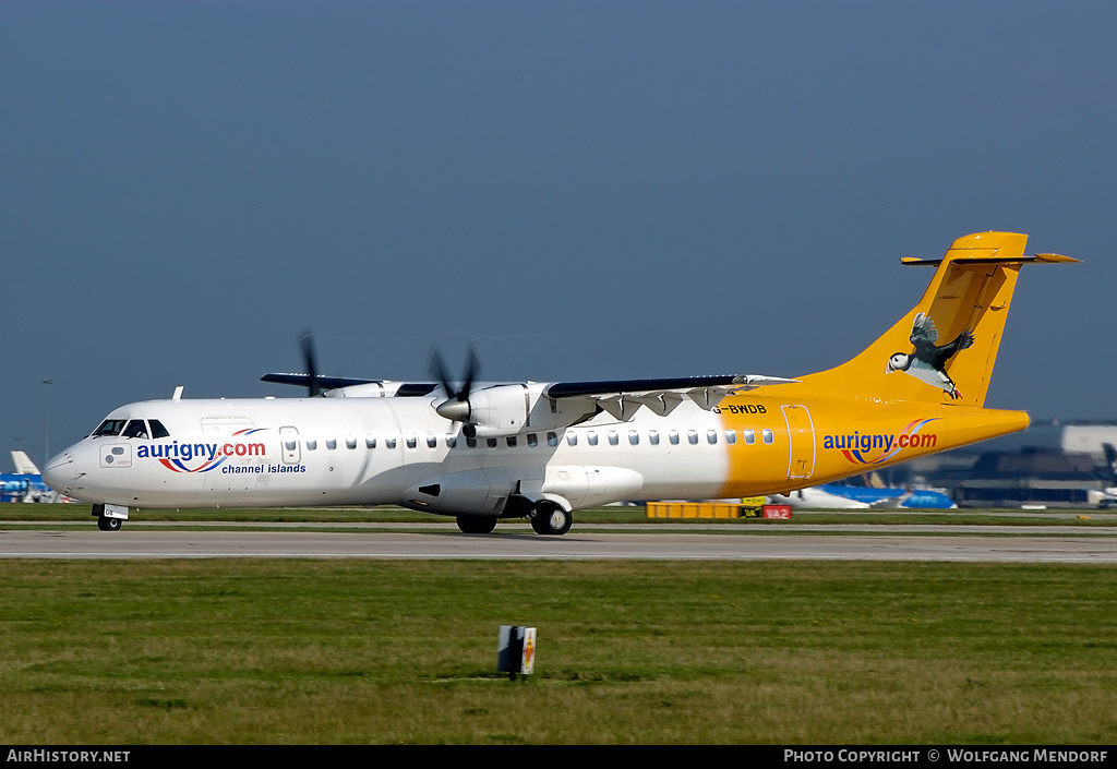 Aircraft Photo of G-BWDB | ATR ATR-72-202 | Aurigny Air Services | AirHistory.net #540875