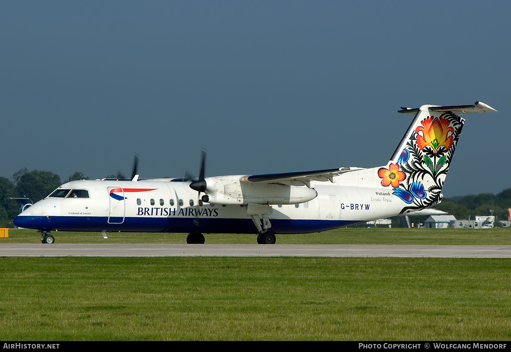 Aircraft Photo of G-BRYW | Bombardier DHC-8-311Q Dash 8 | British Airways | AirHistory.net #540883
