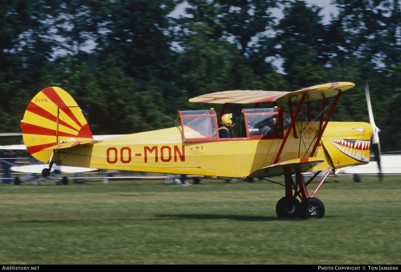Aircraft Photo of OO-MON | Stampe-Vertongen SV-4B | AirHistory.net #540908
